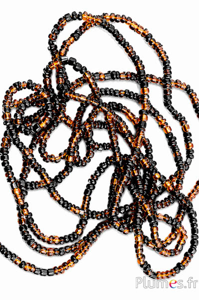 Acryl-Rocailles-Perlen - Ø 2 mm - schoko-kaffee
